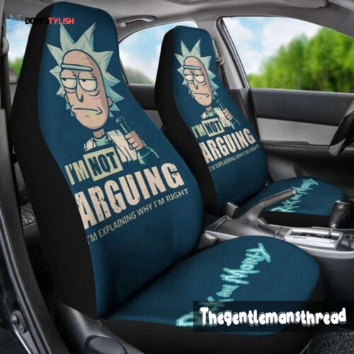 Galaxy Rick And Morty Car Seat Cover – Cartoon Protector Custom Cushion & Decoration