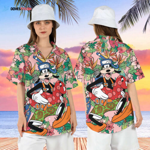 Mickey and Friends Pirates Hawaiian Shirt, Pirate of the Caribbean Hawaii Shirt, Mickey Caribbean Beach Shirt, Disneyland Pirate Aloha Shirt