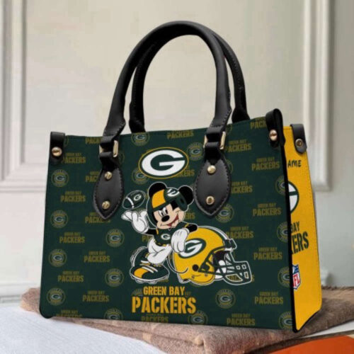 Green Bay Packers – PERSONALIZED Women Bag and Women Wallet ComboDisney Bag and Wallet Disney Bag and Wallet