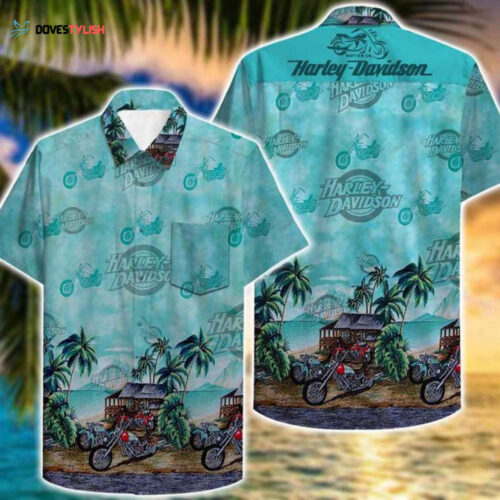Harley Davidson Beach Manual Harley Davidson Motorcycle Hawaiian Shirt