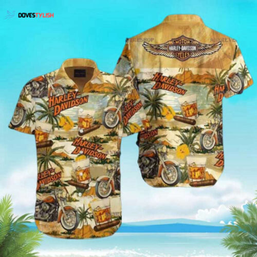 Harley Davidson Hawaiian Shirt, Aloha Summer Beach Biker Lover Shirt