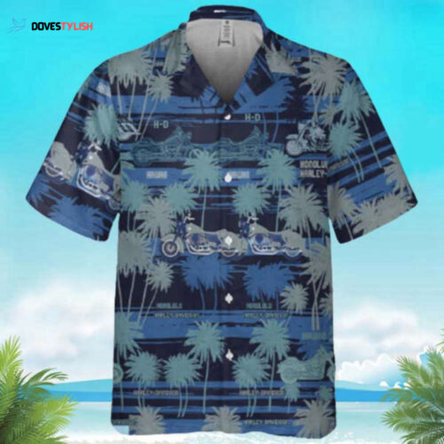 NFL Carolina Panthers Harley Davidson Hawaiian Shirt Perfect Gift