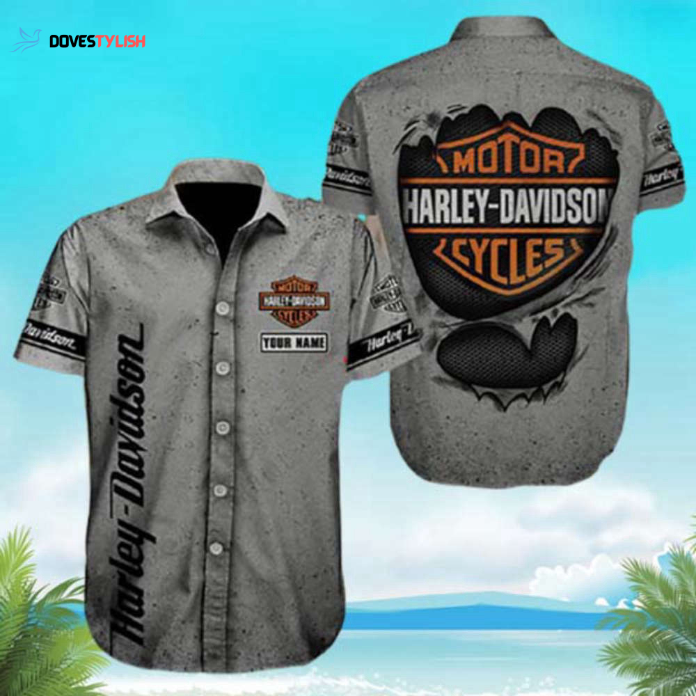 Harley Davidson Shirts Harley Davidson Floral Hawaiian Shirt - Dovestylish