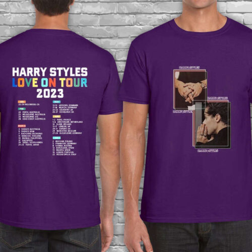 Harry Styles Love On Tour 2023 2 Sides Shirt, HS Love On Tour 2023, Harry Styles Shirt, Harry Styles Merch, Love On Tour Tshirt, HS Shirt