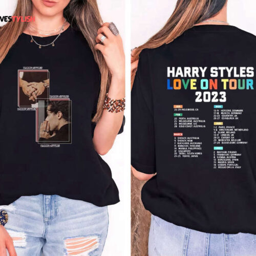 Harry Styles Love On Tour 2023 2 Sides Shirt, HS Love On Tour 2023, Harry Styles Shirt, Harry Styles Merch, Love On Tour Tshirt, HS Shirt