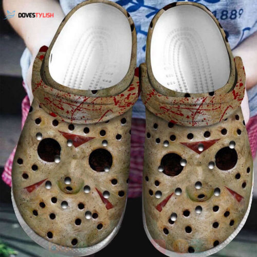 Jason Voorhees Crocs: Horror Movie Clogs for Women – Stylish Summer Sandals