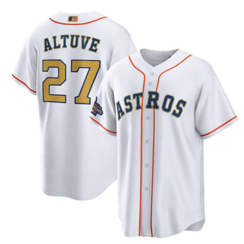 Jose Altuve #27 Houston Astros White 2023 Collection Baseball Jersey – Authentic & Stylish