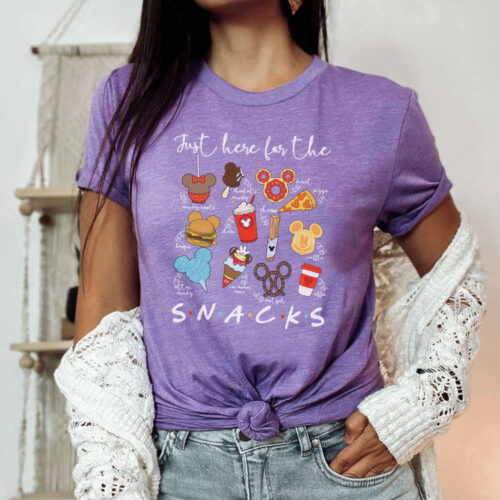 Just Here For The Snack Shirt, Disneyworld Snack T-shirt, Epcot Food and Drink Sweatshirt, Snack Goals, Disneyland Magic Kingdom Tee
