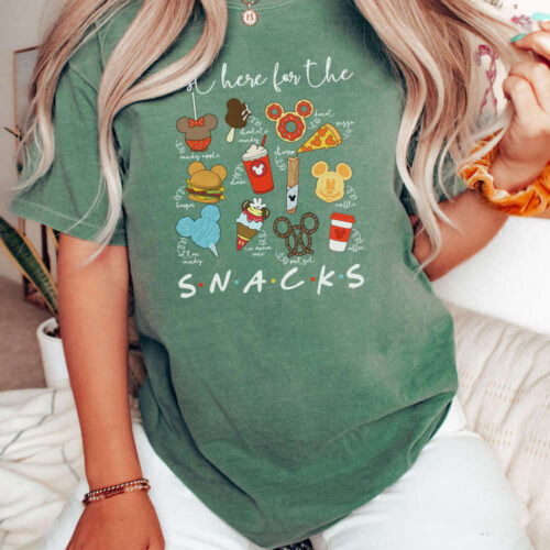 Just Here For The Snack Shirt, Disneyworld Snack Tee, Epcot Food and Drink Shirt, Snack Goals, Disneyland Magic Kingdom Tee