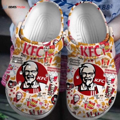 KFC Clogs: Stylish Fast Food Shoes & Charms   Men Women s Summer Footwear