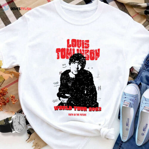 Louis Tomlinson Faith In The Future World Tour 2023 Tshirt