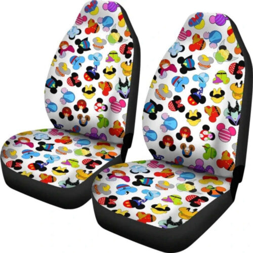 Mickey Cute Car Seat Covers: Cartoon Disney Fan Gifts & Auto Seat Protectors