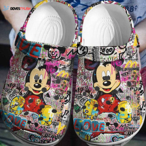 Cute Disney Mickey Personalized Slippers  Custom Shoes – Fun  Comfort
