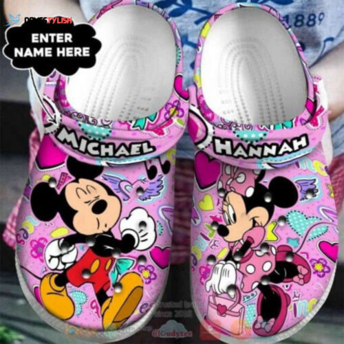 Cute Mickey Personalized Disney Slippers  Sandals  Perfect for Adults  Kids