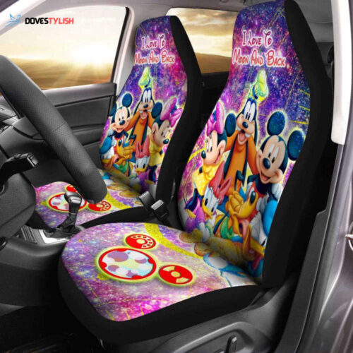Mickey & Friends Cartoon Car Seat Covers – Disney Fan Gifts