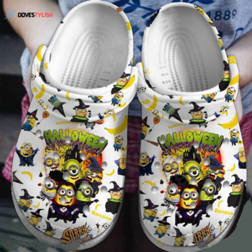 Custom Minions Clogs  Cartoon Slippers Personalized Kids  Adults Shoes  Perfect Gift