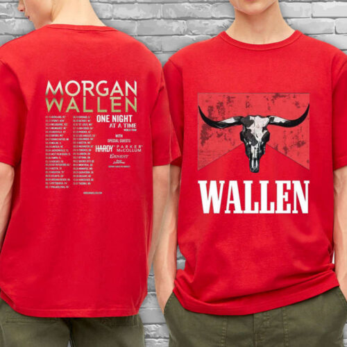 Morgan Wallen World Tour 2023 Tshirt, One Night At A Time 2 Side Shirt, Country Music Concert Shirt, Morgan Wallen Tshirt, Wallen Fan Shirt
