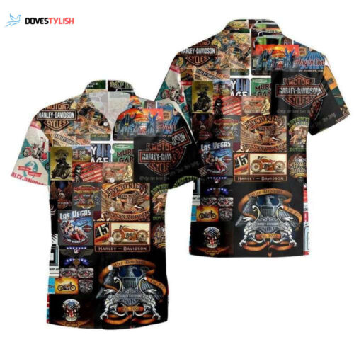 Harley Davidson Cool Girl Hawaiian Shirt – Harley Davidson Hawaiian Shirt