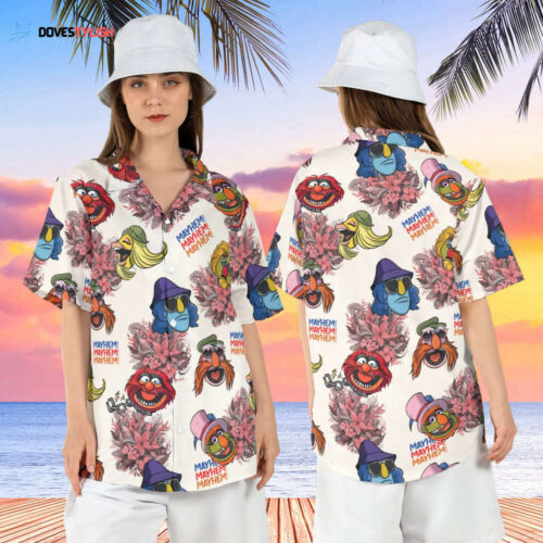 Michael Myers Floral Hawaiian Shirt: Horror Movie Button Up with Halloween Aloha Summer Vibes!