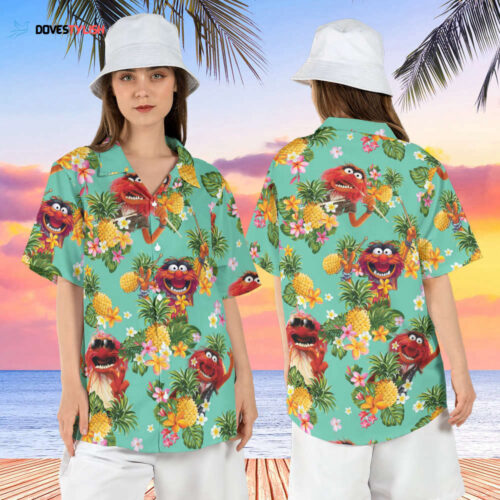 Muppets Pineapple Hawaiian Shirt: Tropical Animal Aloha for Disneyland Summer