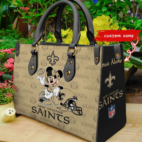 New Orleans Saints Personalized Women Bag  Wallet Combo Stylish  Customizable Accessories  Disney Bag and Wallet