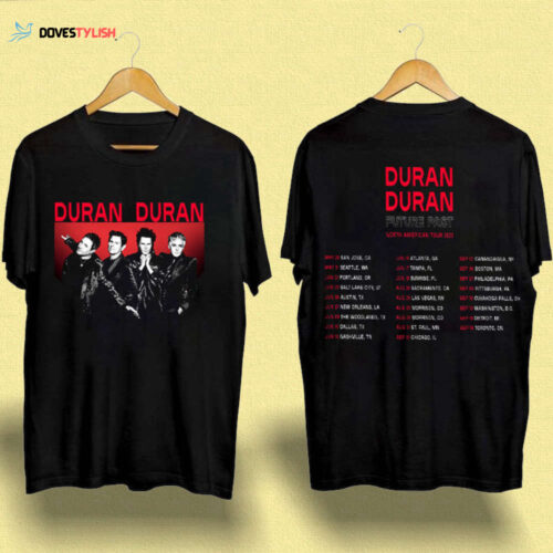 North American Tour 2023 Duran Duran Future Past Tour Shirt, Duran Duran Shirt, Music Tour 2023 Tshirt, Band Tour 2023 Shirt, Gift For Fan
