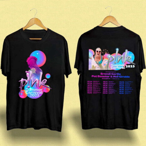 P!nk Pink Singer Summer Carnival 2023 Tour T-Shirt,Trustfall Album Shirt,Pink Tour Shirt,Music Tour 2023 Shirt,Tour 2023 Shirt,Gift For Fan