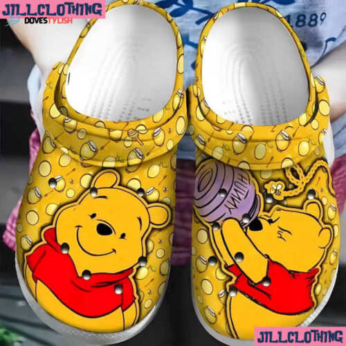 Disney Pooh Bear Clogs: Cute Cartoon Slippers & Custom Shoes