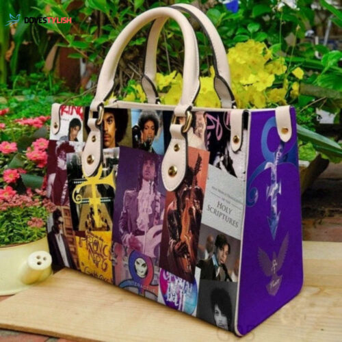 Prince Leather Handbag: Love Singer s Music Travel Bag – Handmade  Custom  Vintage