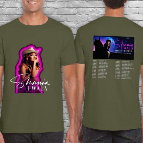 Queen Of Me Tour 2023 Shania Twain Vintage T-Shirt, Shania Twain Shirt Fan Gift, Shania Twain Tshirt, Shania Twain Tour Merch, Music Tees