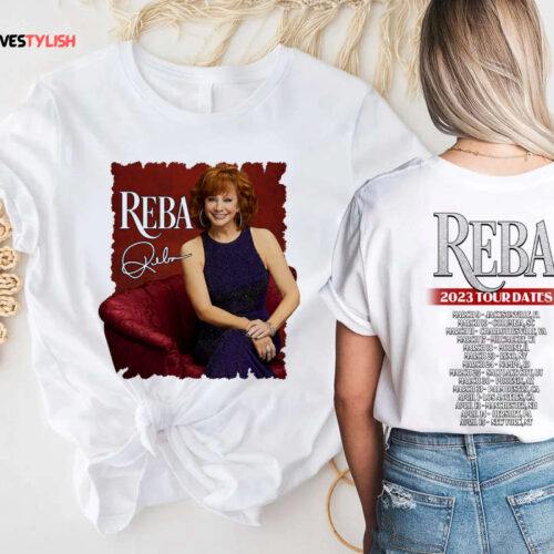 Reba Signature Tour Shirt, Tour 2023 Reba Live In Concert,  Vintage Gifts Fans, Reba Tour 2023, Reba Mcentire Shirt, Country Music Tour 2023