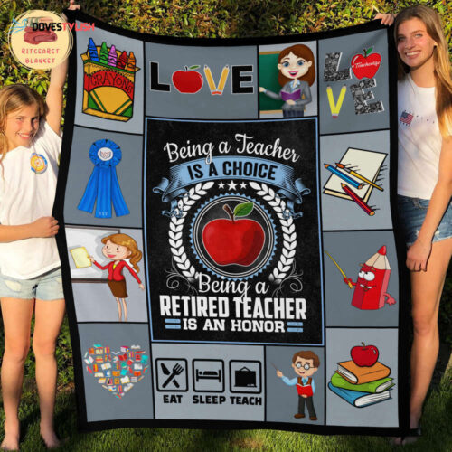 Retired Teacher Gift Ideas: Fleece & Sherpa Blanket – Honor with Style