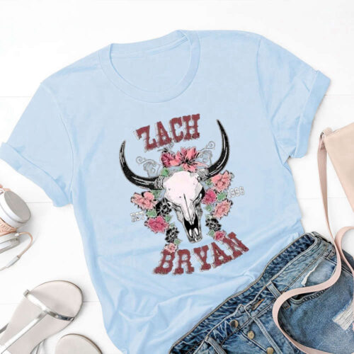 Retro Zach Bryan Bullhead T-shirt, Zach Bryan Shirt, Burn Burn Burn Tour Shirt,Western Shirt,Zach Bryan,Zach Bryan Fan Gift,Zach Bryan Merch