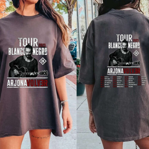 Ricardo Arjona Tour Blanco Y Negro Arjona Volver 2023 Shirts