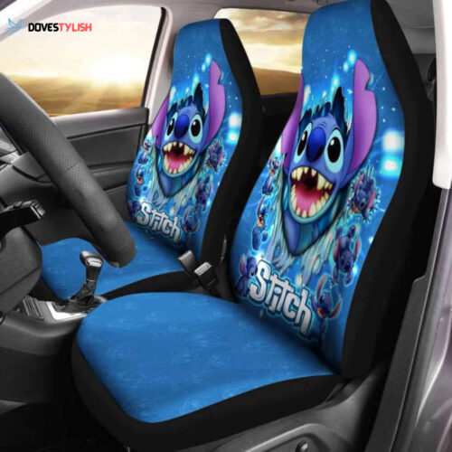 Stitch and Lilo Car Seat Covers – Cartoon Seat Protectors for Disney Fans