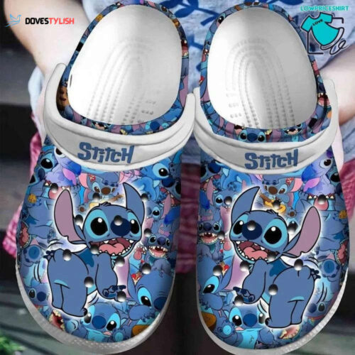 Stitch Cute Clogs & Slippers: Personalized Cartoon Shoes for Adults & Kids – Perfect Summer Sandals & Gifts