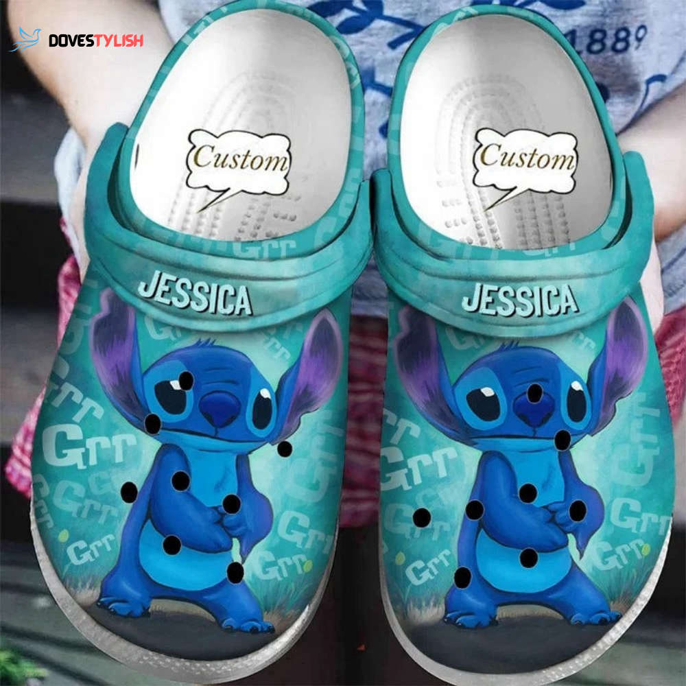 Stitch Cute Clogs Personalized Cartoon Slippers Sandals Dovestylish