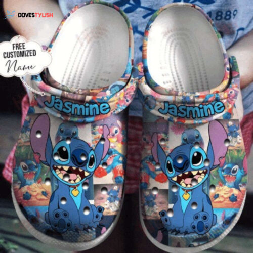 Custom Cartoon Slippers & Sandals – Stitch Funny Clogs: Perfect Gift