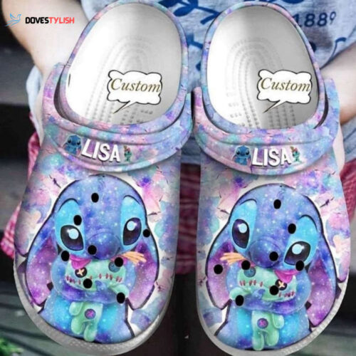 Custom Cartoon Slippers & Sandals – Stitch Funny Clogs: Perfect Gift