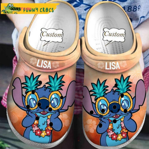 Stitch and Lilo Clogs – Personalized Cartoon Slippers & Sandals