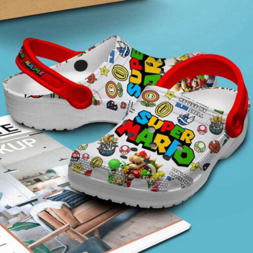 Custom Super Mario Bros Nintendo Clogs & Slippers: Funny Personalized Crocs