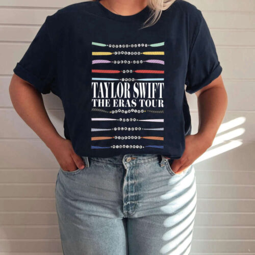 Taylor Comfort Color All Album Shirt,The Eras Tour Beaded Bracelets,TS The Eras Tour 2023,Vintage Taylor Shirt,Eras Tour Merch,Country Music