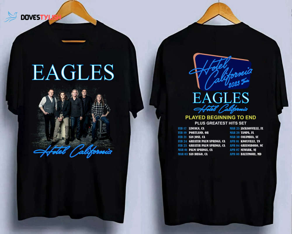 eagles hotel california tour shirts