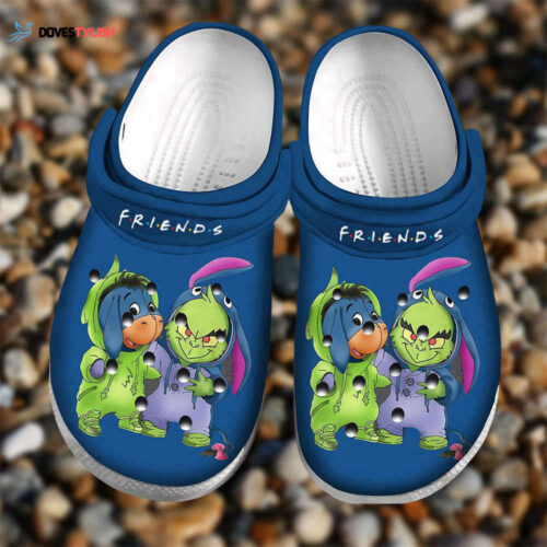 Fun & Stylish Clogs: Grinch Eeyore Friends Stitch Summer Sandal for Adults & Kids