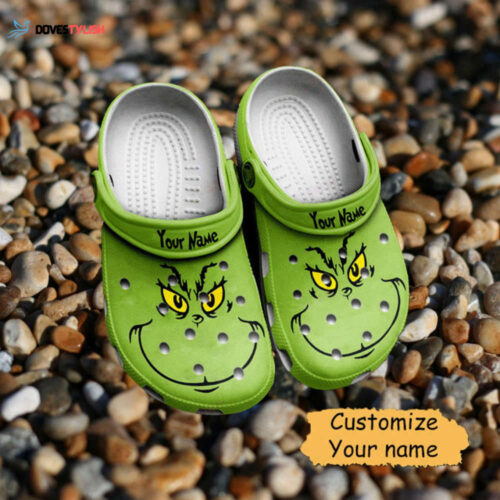 Grinch Clogs: Summer Crocs for Women Men – Cute Gift-worthy Sandals