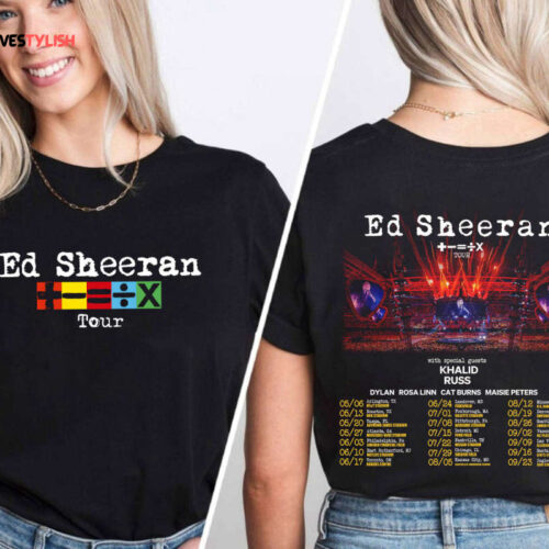 The Mathematics Tour Shirt Ed Sheeran Concert Tour Shirt Mathematics Tour 2023 Tshirt