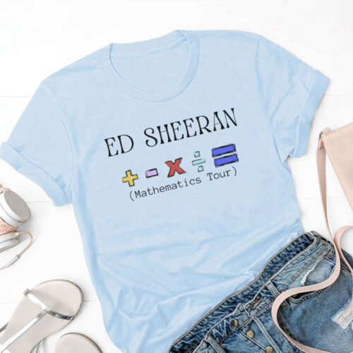 The Mathematics Tour T Shirt, Sheerious Gifts, Sheerious Shirt, Mathematics Tour Shirt, Equals Tour 2023 Shirt, Mathematics Fan Gift