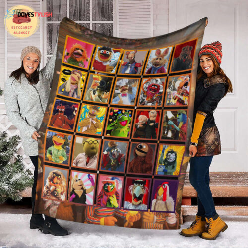 The Muppets Movie Fleece Blanket: Cozy Sherpa Throw for Hilarious Film Nights