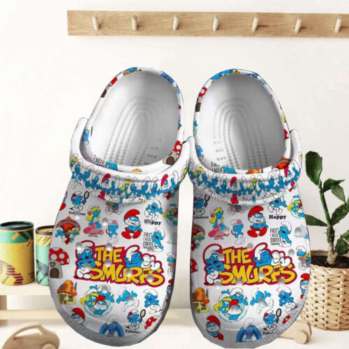 Smurfs Clogs: Cartoon Crocs for Men & Women – Comfy Clogs Sandals