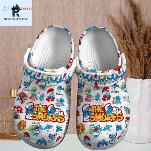 Smurfs Clogs: Cartoon Crocs for Men & Women – Comfy Clogs Sandals